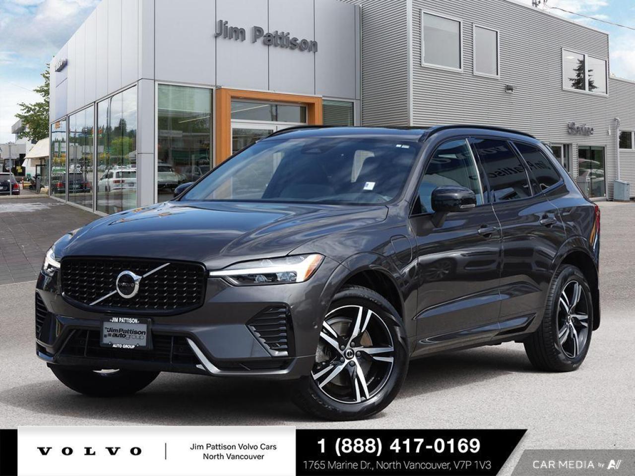 Used 2022 Volvo XC60 Recharge T8 PHEV R-Design - Local/Ex-Lease/No Accident for sale in North Vancouver, BC