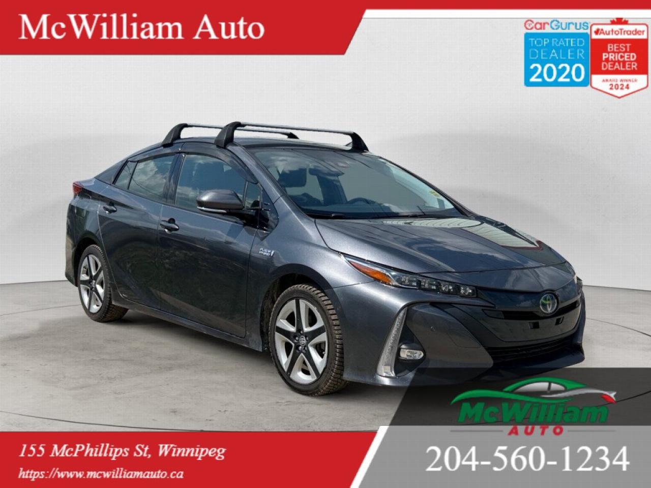 Used 2020 Toyota Prius Prime PHEV|LEATHER SEATS|HTD SEATS| for sale in Winnipeg, MB