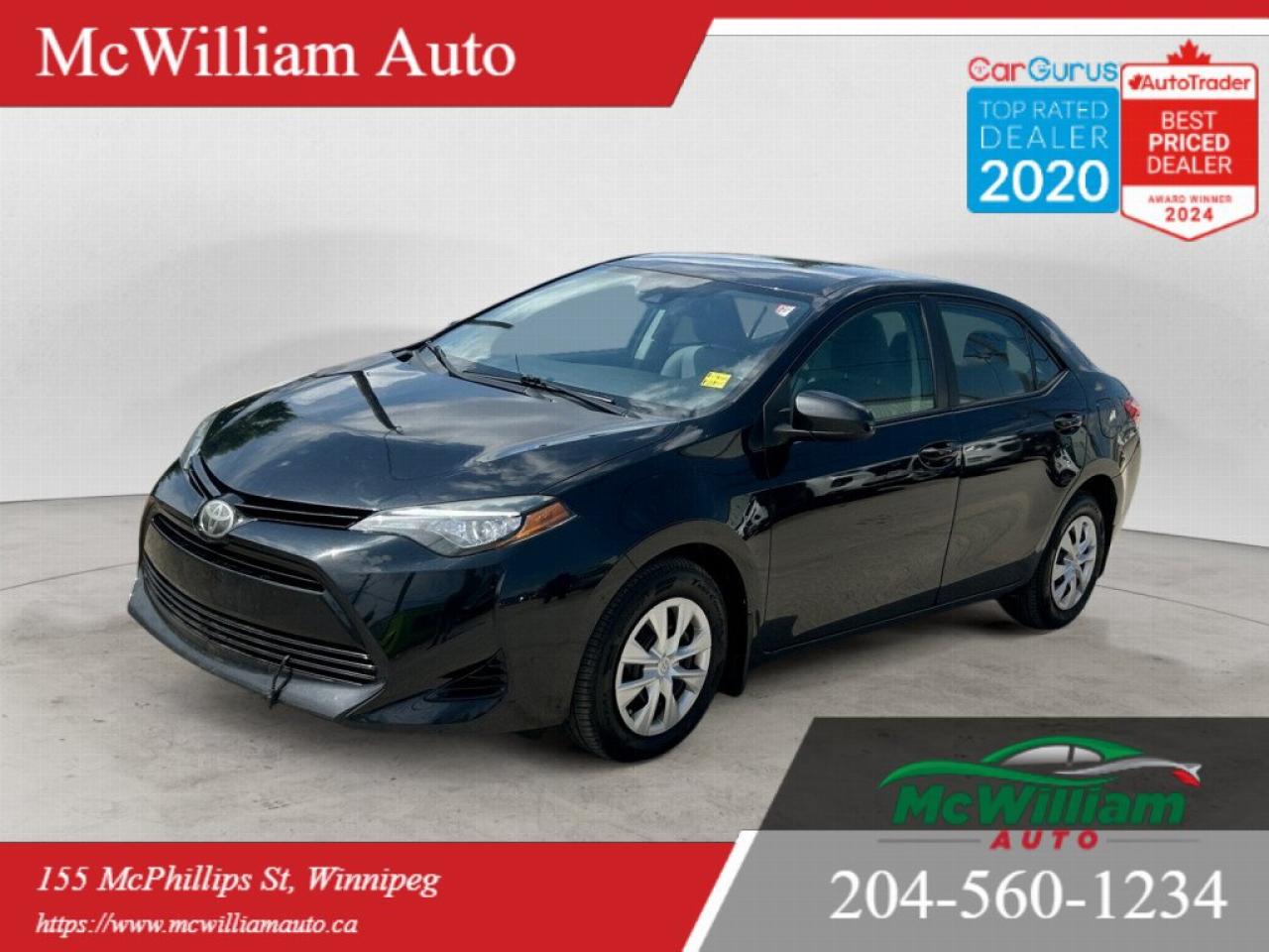 Used 2017 Toyota Corolla L |CLEAN CONDITION|ECONOMIC & RELIABLE|PERFECT FIRST CAR| for sale in Winnipeg, MB