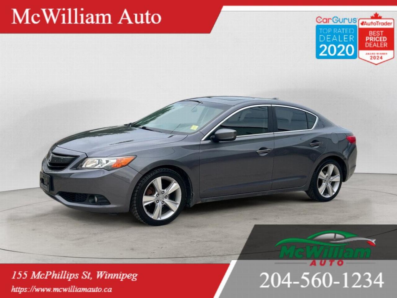 Used 2015 Acura ILX Premium Pkg |LEATHER|HTD SEATS|BACK UP CAM|ALLOY WHEELS| for sale in Winnipeg, MB