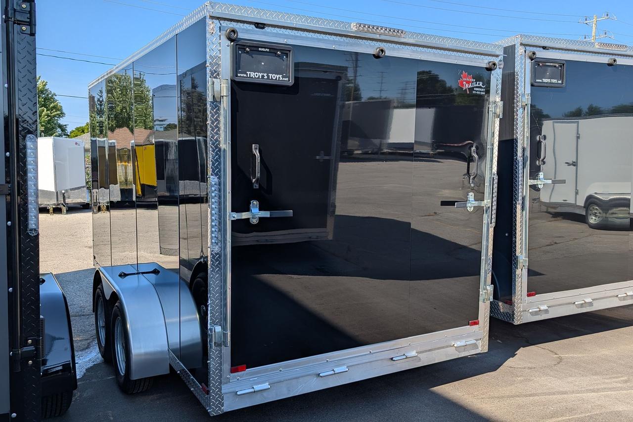 2025 Canadian Trailer Company 7x14 V Nose Cargo Trailer Aluminum Tandem Axle Photo10