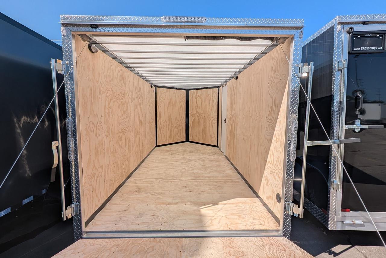 2025 Canadian Trailer Company 7x14 V Nose Cargo Trailer Aluminum Tandem Axle Photo11