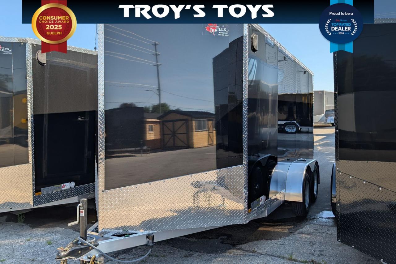 2025 Canadian Trailer Company 7x14 V Nose Cargo Trailer Aluminum Tandem Axle