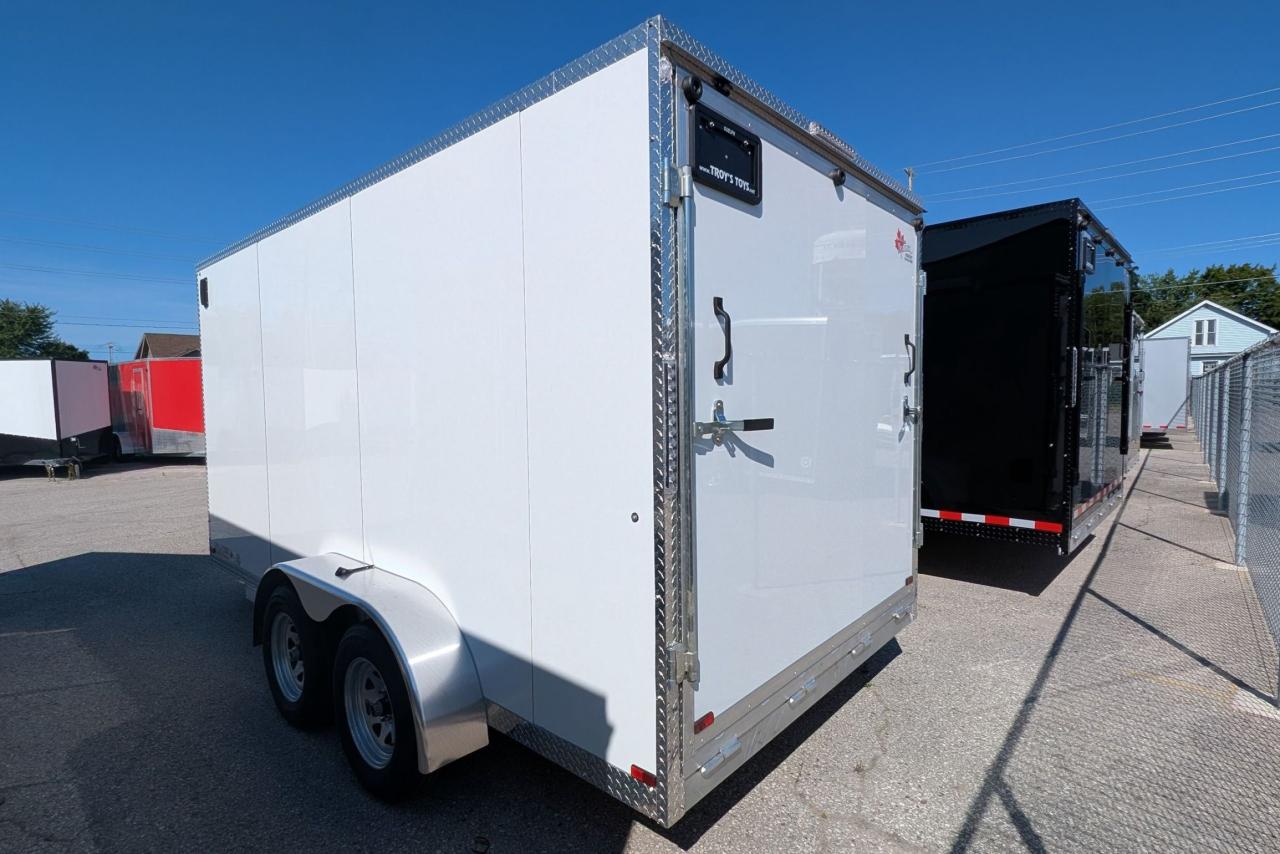 2025 Canadian Trailer Company 7x14 V Nose Cargo Trailer Aluminum Tandem Axle