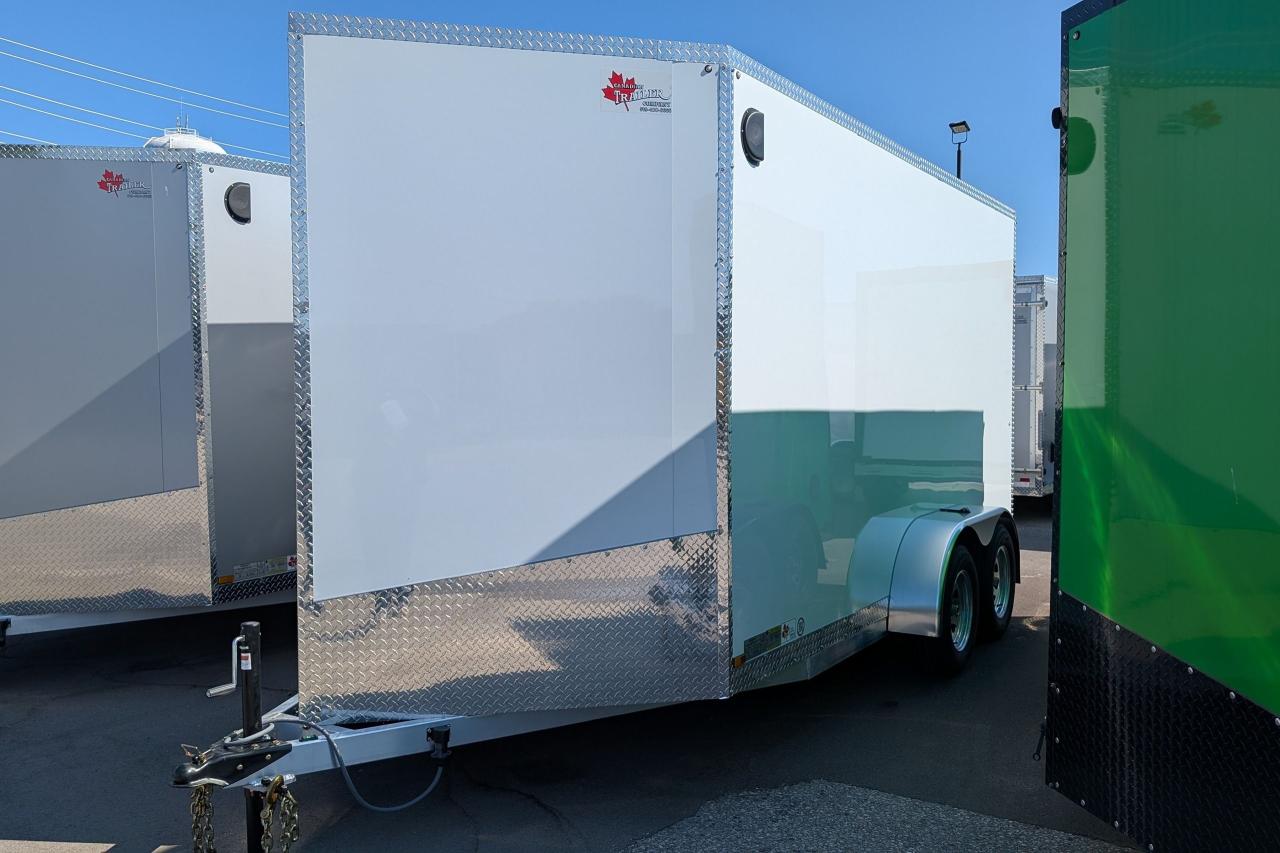 New 2025 Canadian Trailer Company 7x14 V Nose Cargo Trailer Aluminum Tandem Axle for sale in Guelph, ON