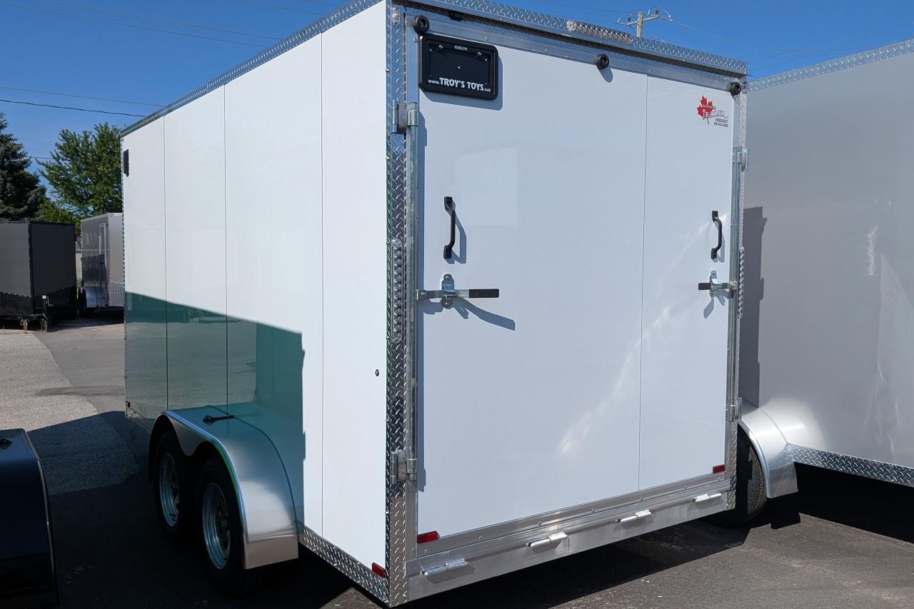 2025 Canadian Trailer Company 7x14 V Nose Cargo Trailer Aluminum Tandem Axle Photo8
