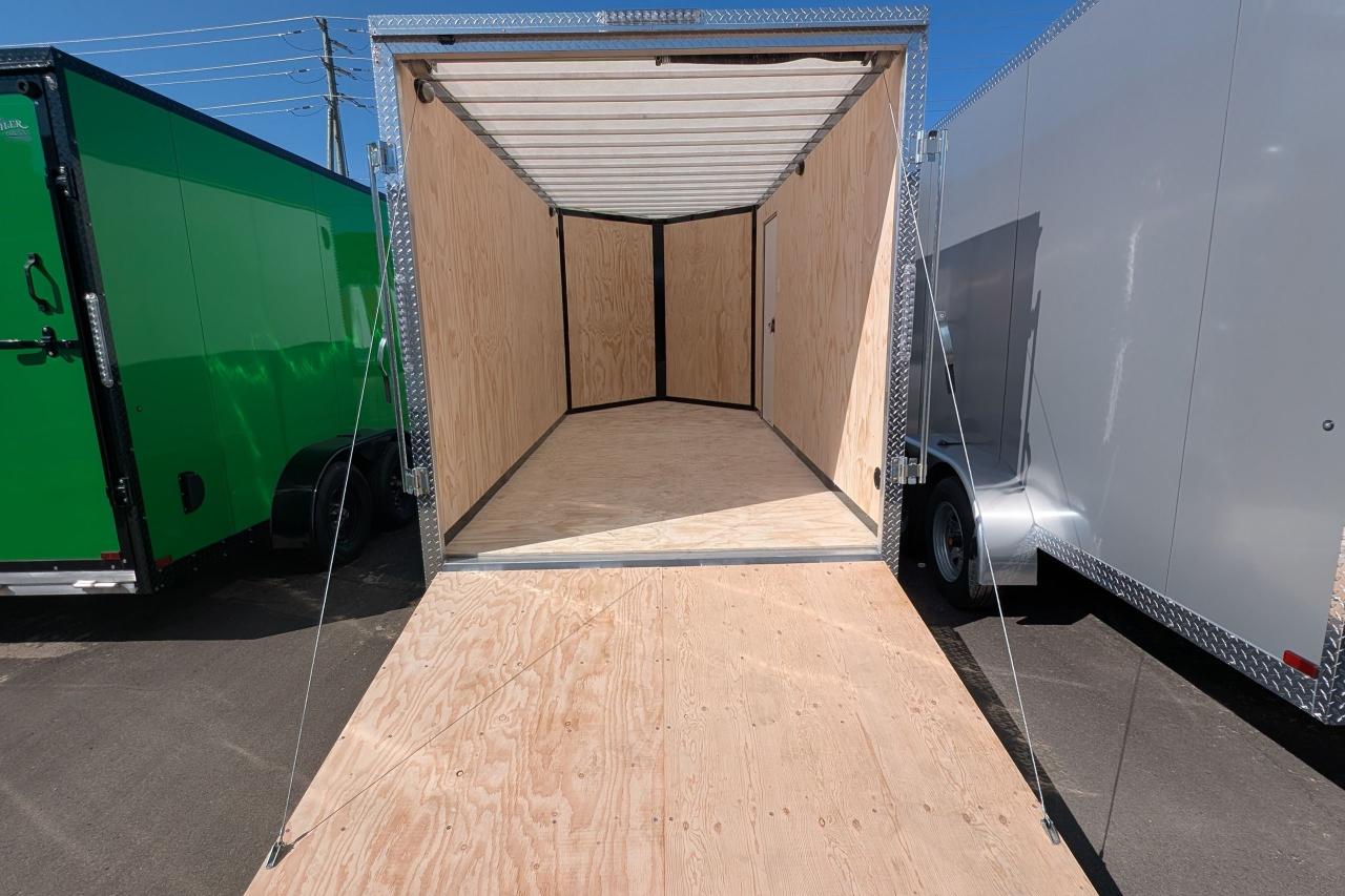 2025 Canadian Trailer Company 7x14 V Nose Cargo Trailer Aluminum Tandem Axle Photo10