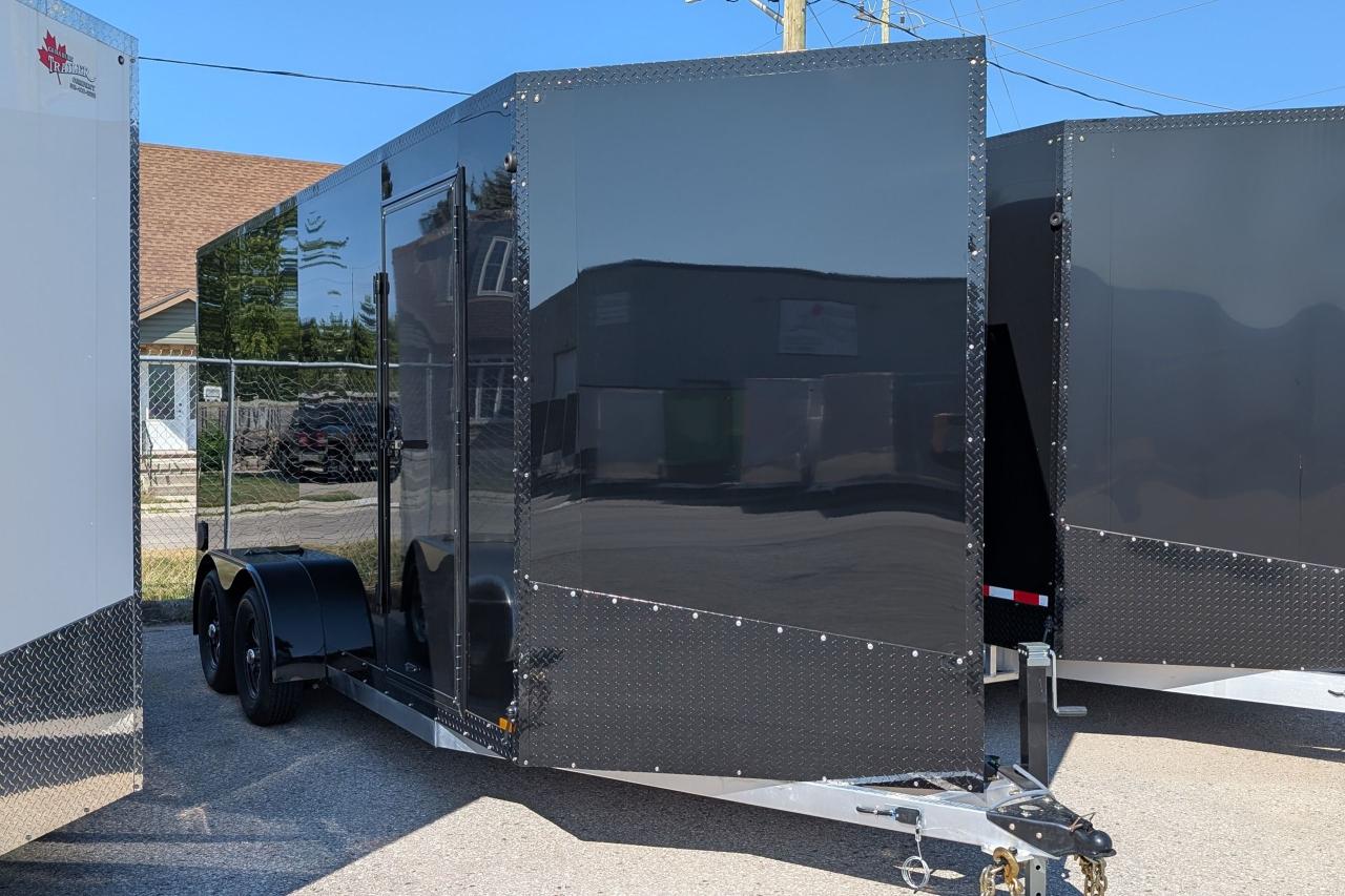 New 2025 Canadian Trailer Company 7x16 V-Nose Cargo Trailer Aluminum Tandem Axle for sale in Guelph, ON