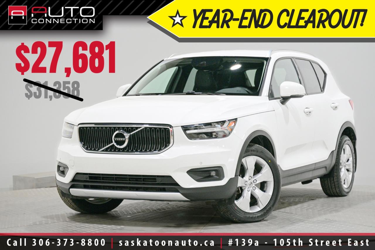 Used 2021 Volvo XC40 T4 Momentum - AWD - ONE OWNER - ACCIDENT FREE for sale in Saskatoon, SK