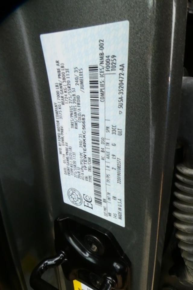2019 Ford F-150 Lariat ecoboost w/H&C L, pano S/R, NAV, BUC - Photo #22