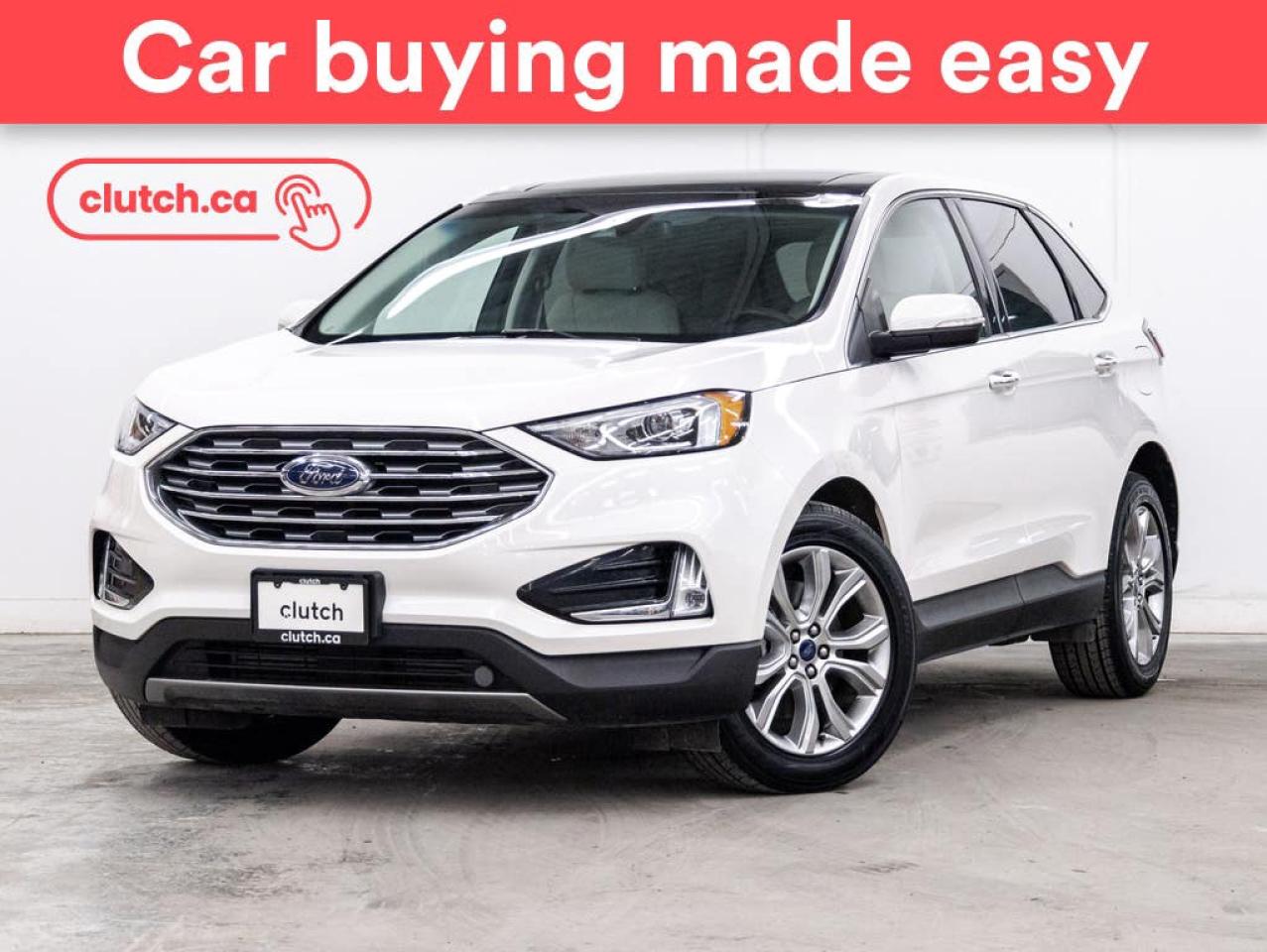 Used 2019 Ford Edge Titanium AWD w/ Apple CarPlay, Front Heated Seats, Rearview Cam for sale in Toronto, ON