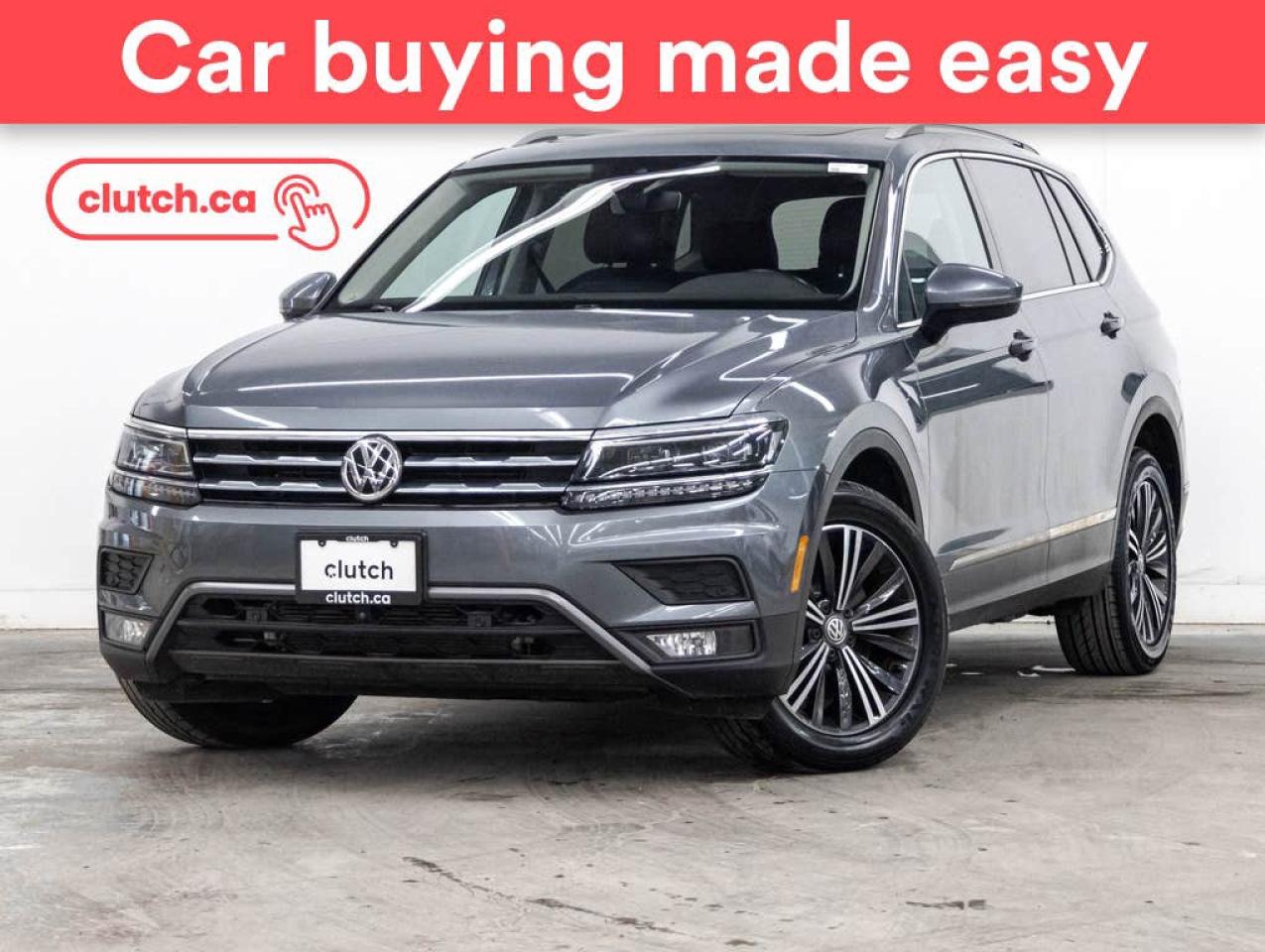 Used 2018 Volkswagen Tiguan Highline AWD w/ Driver Assistance Pkg w/Apple CarPlay & Android Auto, Cruise Control, Backup Cam for sale in Toronto, ON