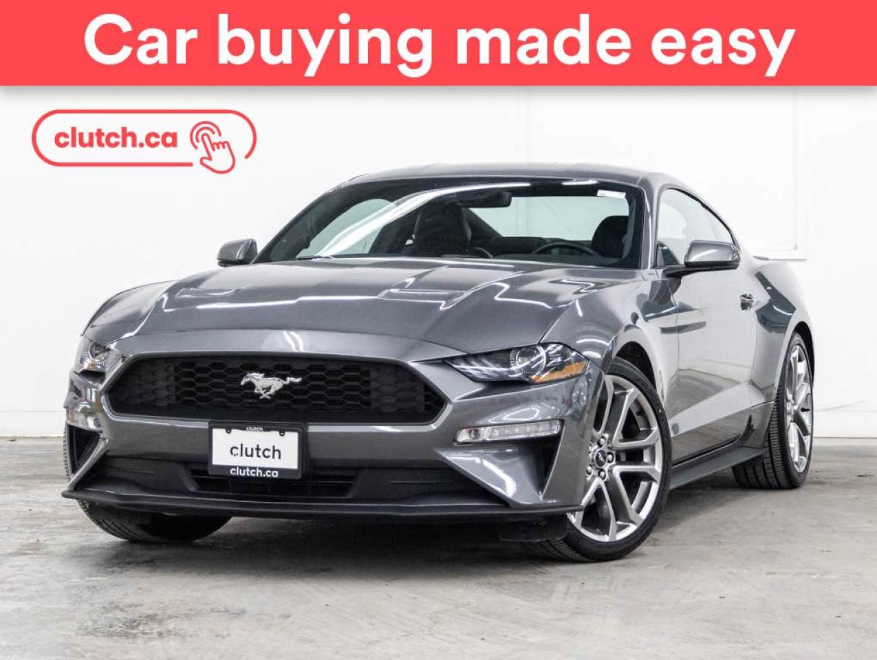 Used 2021 Ford Mustang EcoBoost Premium w/ Apple CarPlay & Android Auto, Heated Steering Wheel, Nav for sale in Toronto, ON