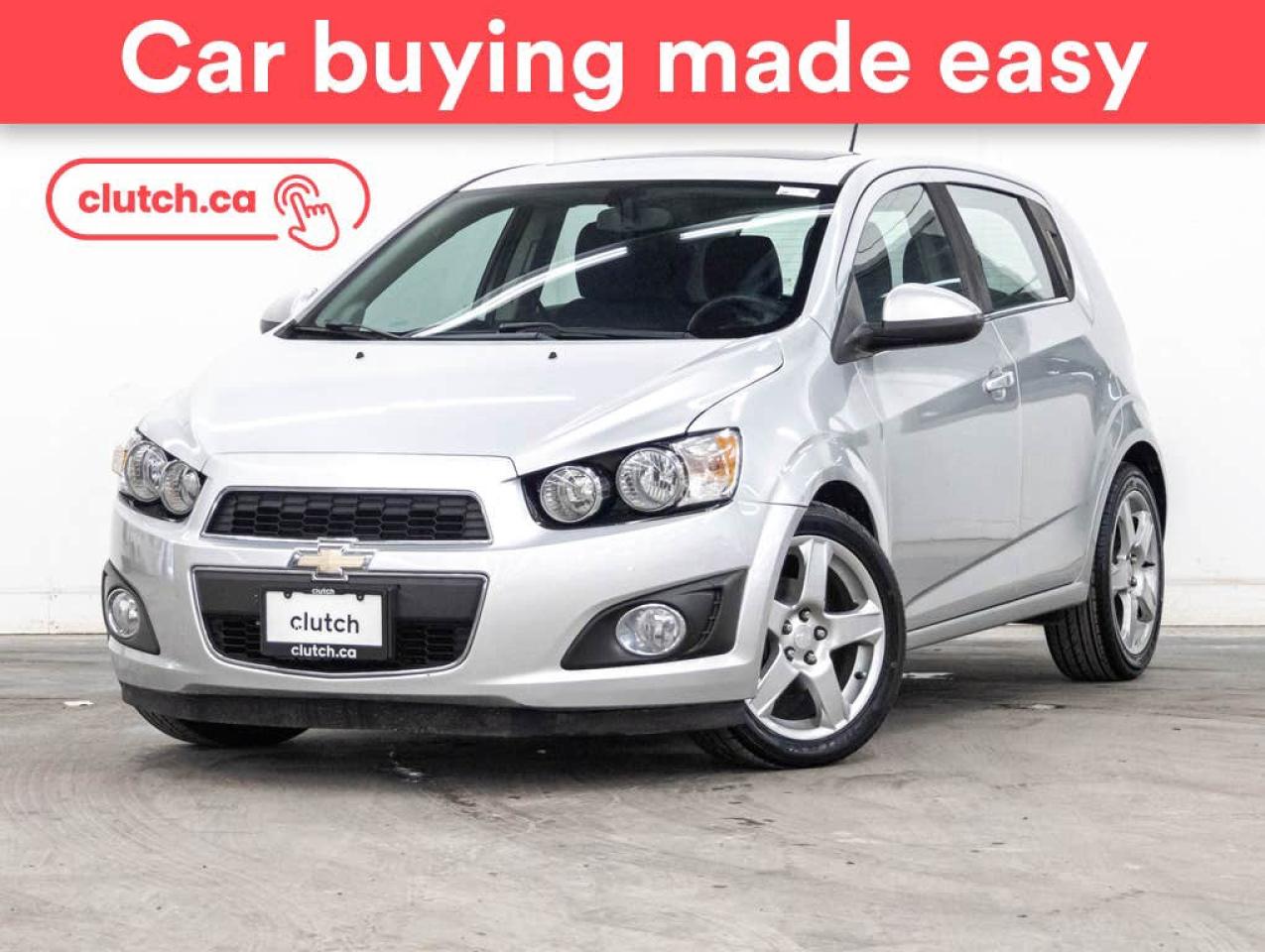 Used 2016 Chevrolet Sonic LT w/ Power Moonroof, Rearview Cam, A/C for sale in Toronto, ON