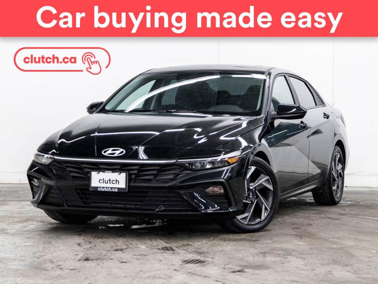 Used 2024 Hyundai Elantra Preferred IVT w/ Tech Pkg w/ Apple CarPlay & Android Auto, Rearview Cam, Climate Control for sale in Toronto, ON