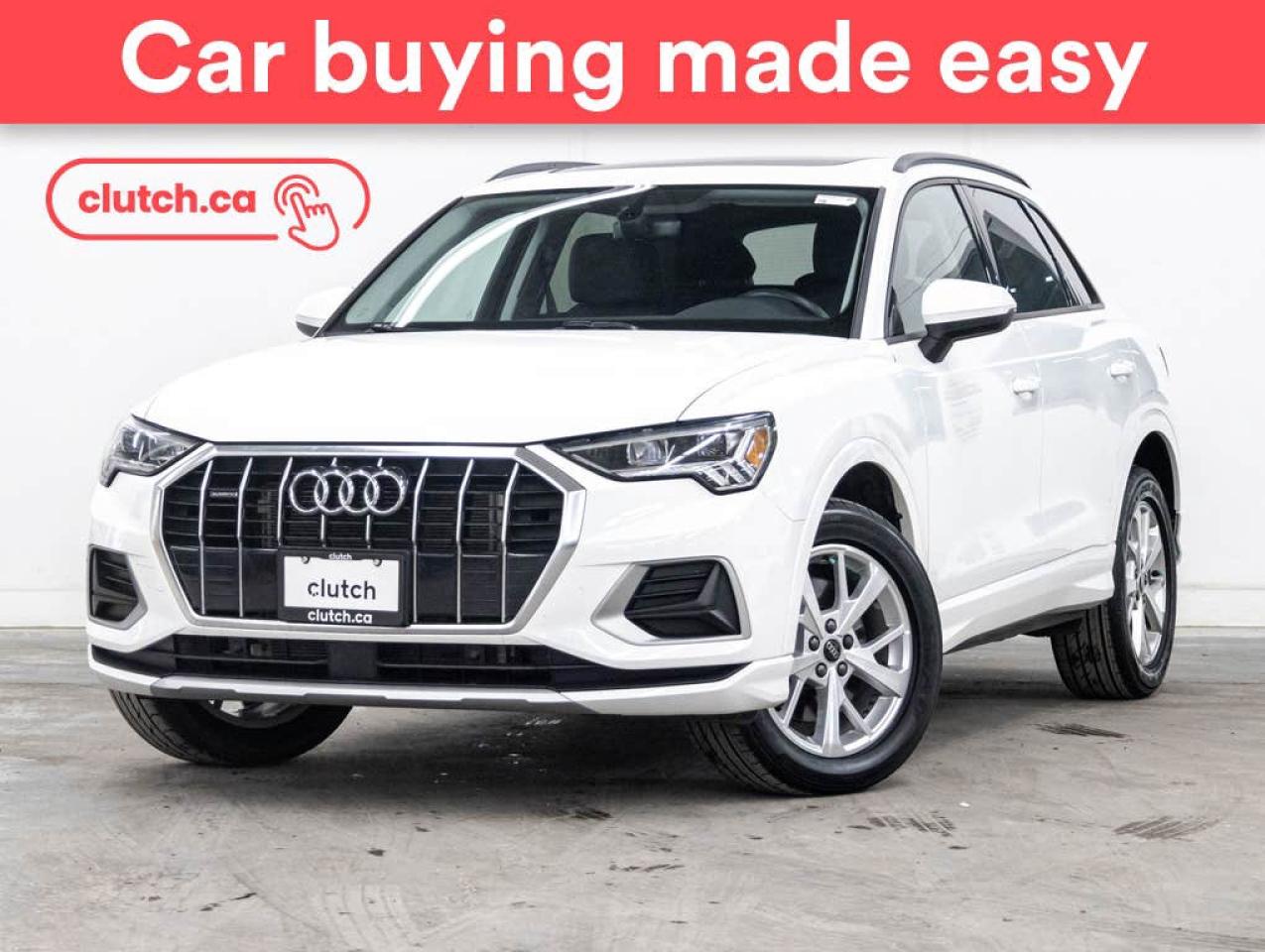 Used 2022 Audi Q3 45 Komfort AWD w/ Apple CarPlay & Android Auto. Panoramic Moonroof, Heated Steering Wheel for sale in Toronto, ON