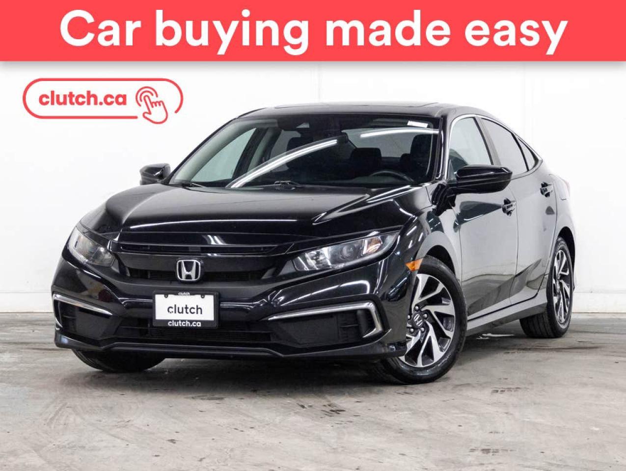 Used 2019 Honda Civic EX w/ Apple CarPlay & Android Auto, Power Moonroof, Heated Front Seats for sale in Toronto, ON