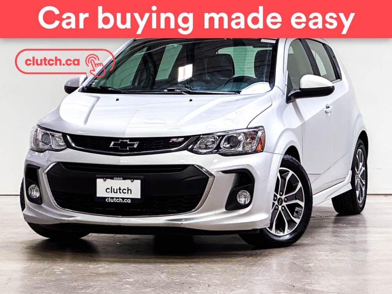 Used 2018 Chevrolet Sonic LT w/ Apple CarPlay, Heated Front Seats, Rearview Cam for sale in Toronto, ON
