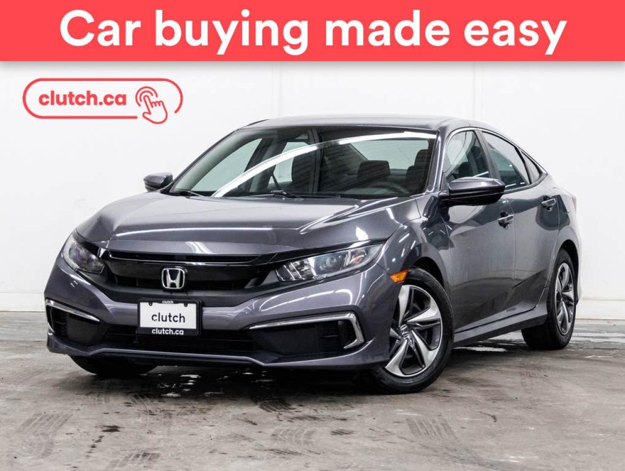 Used 2020 Honda Civic LX w/Apple Carplay & Android Auto, Heated Front Seats, Backup Cam for sale in Toronto, ON