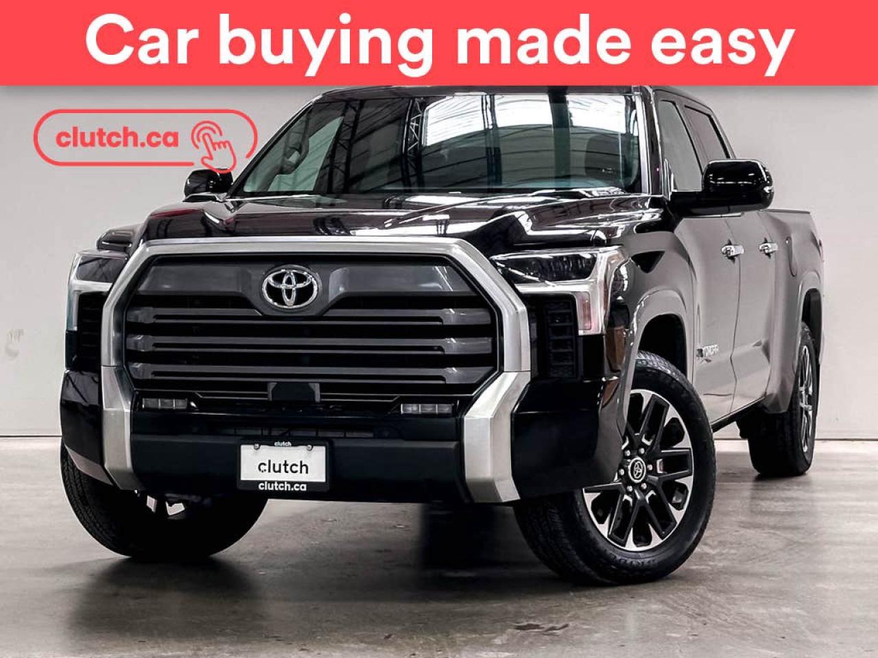 Used 2023 Toyota Tundra Limited CrewMax 6 1/2 ft 4x4 w/ Apple CarPlay, Heated Front Seats, Rearview Cam for sale in Toronto, ON