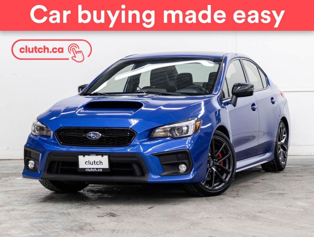 Used 2019 Subaru WRX Sport-Tech AWD w/ RS Performance Pkg w/ Apple CarPlay & Android Auto, Rearview Cam, Climate Control for sale in Toronto, ON