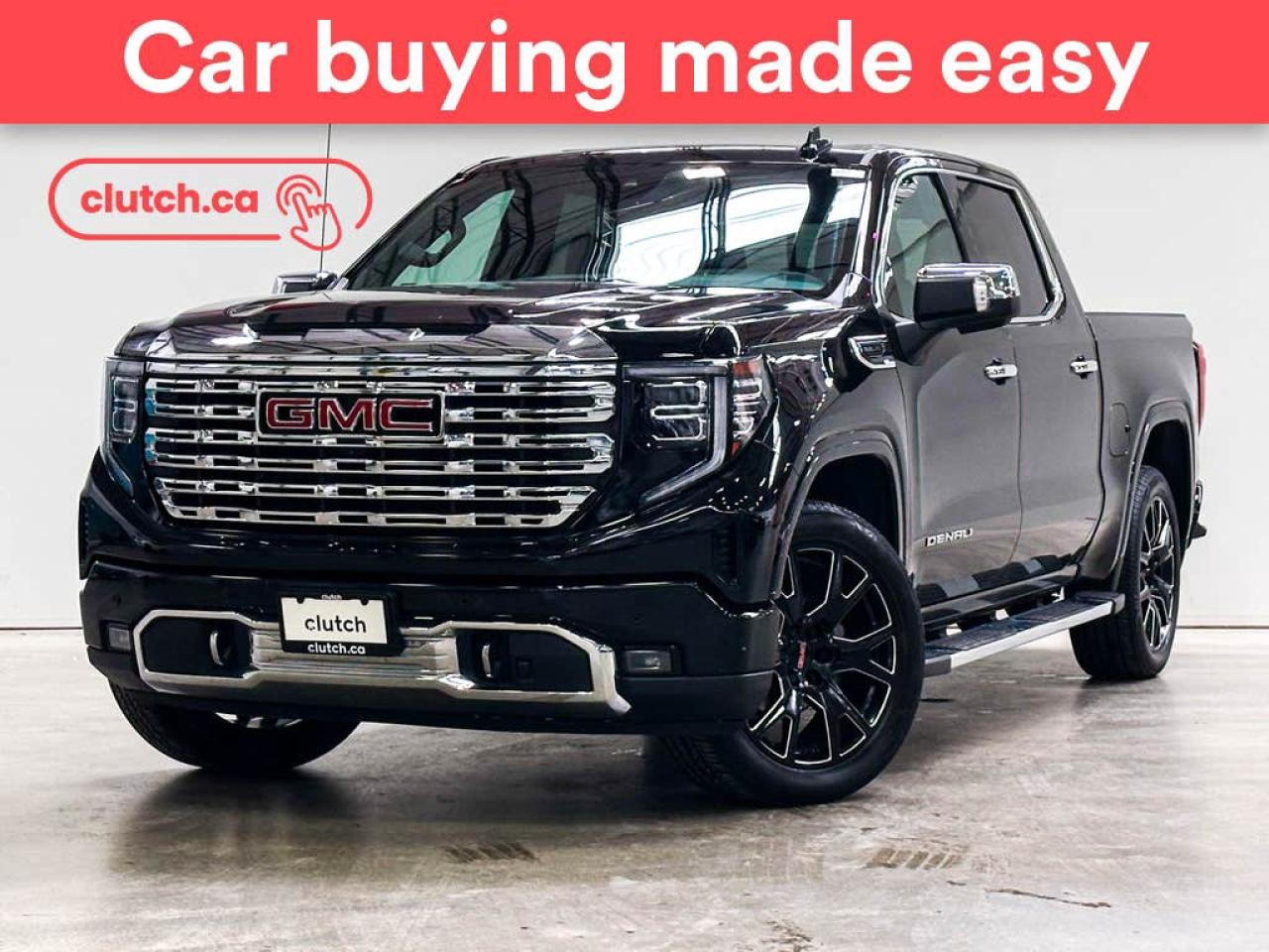 Used 2022 GMC Sierra 1500 Denali Crew Cab 4WD w/ Apple CarPlay, Heated Front Seats, Rearview Cam for sale in Toronto, ON