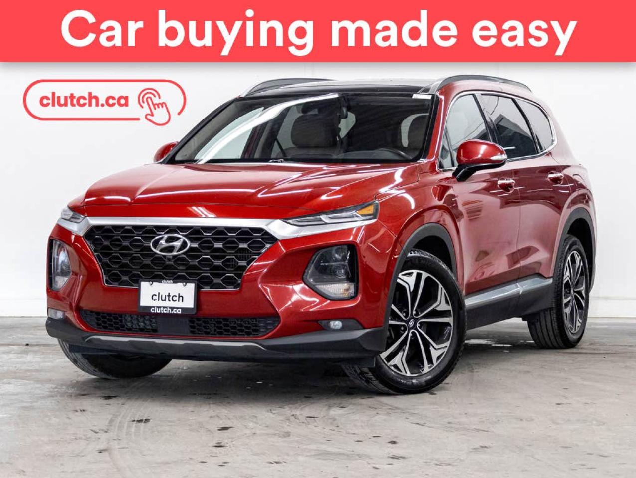 Used 2019 Hyundai Santa Fe Ultimate AWD w/ Apple Carplay & Android Auto, Front Heated Seats, Backup Cam for sale in Toronto, ON