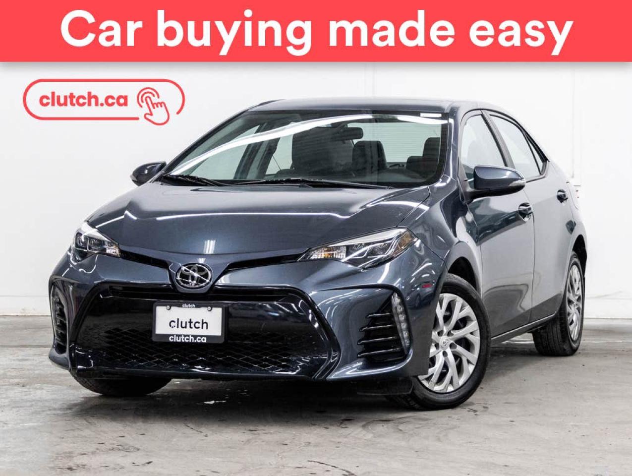 Used 2017 Toyota Corolla SE w/ Bluetooth, Rearview Cam, Climate Control for sale in Toronto, ON