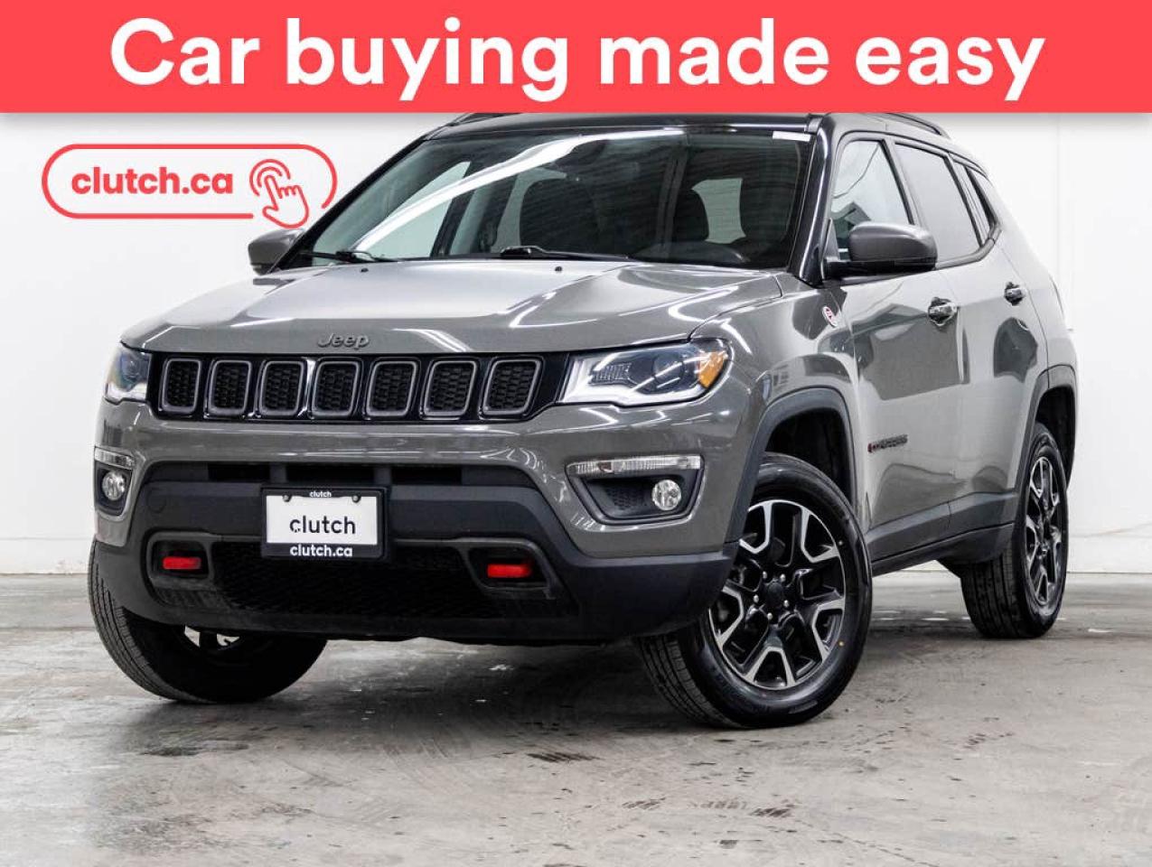 Used 2019 Jeep Compass Trailhawk 4x4 w/ Apple CarPlay & Android Auto, Rearview Cam, Dual Zone A/C for sale in Toronto, ON