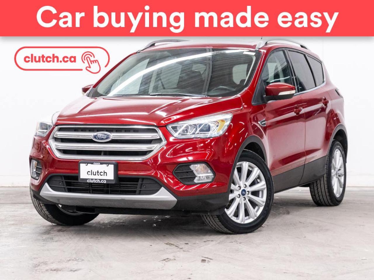 Used 2018 Ford Escape Titanium 4WD w/ Apple CarPlay & Android Auto, Dual Zone Climate Control, Sunroof for sale in Toronto, ON