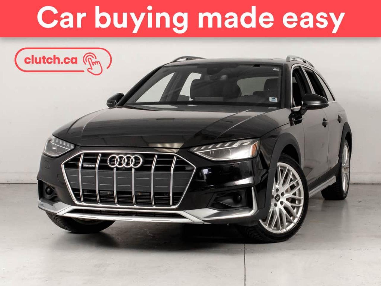 Used 2020 Audi A4 2.0T Progressiv w/ Apple CarPlay & Android Auto, Nav, Power Moonroof for sale in Bedford, NS