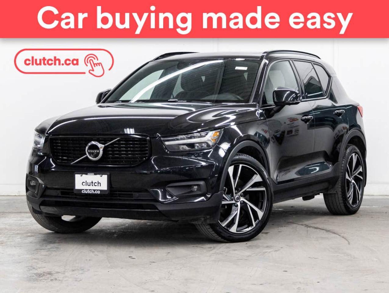 Used 2021 Volvo XC40 T5 R-Design AWD w/ Apple CarPlay & Android Auto, Panoramic Moonroof, Nav for sale in Toronto, ON