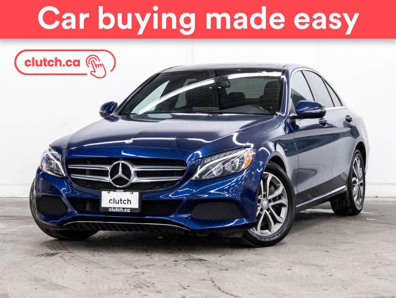 Used 2017 Mercedes-Benz C-Class C 300 4MATIC w/ Nav, Sunroof, Rearview Cam for sale in Toronto, ON