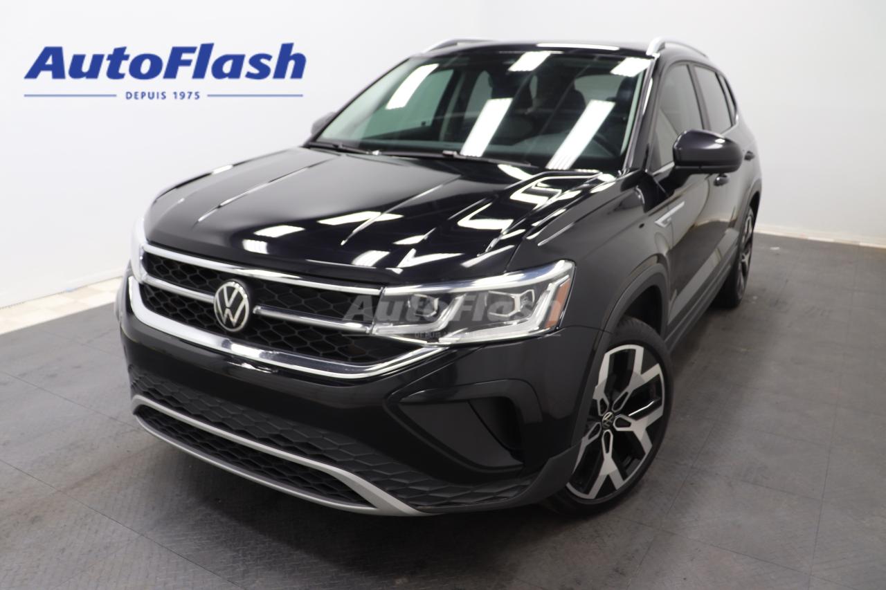Used 2022 Volkswagen Taos HIGHLNE, AUDIO BEATS, CUIR, DEMARREUR, TOIT OUVRAN for sale in Saint-Hubert, QC