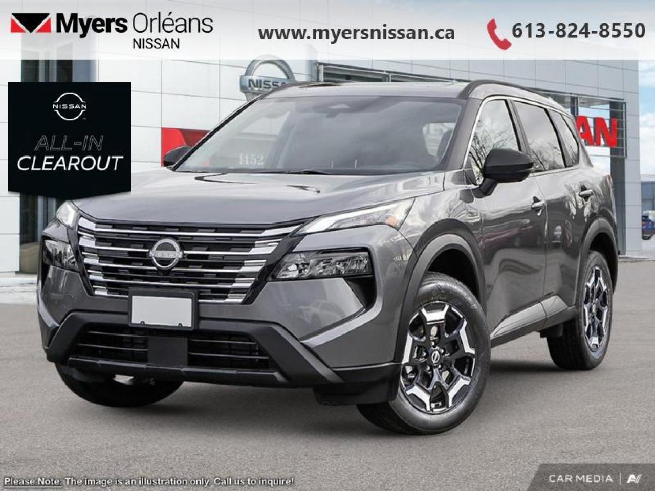 New 2025 Nissan Rogue Midnight Edition  - Moonroof for sale in Orleans, ON