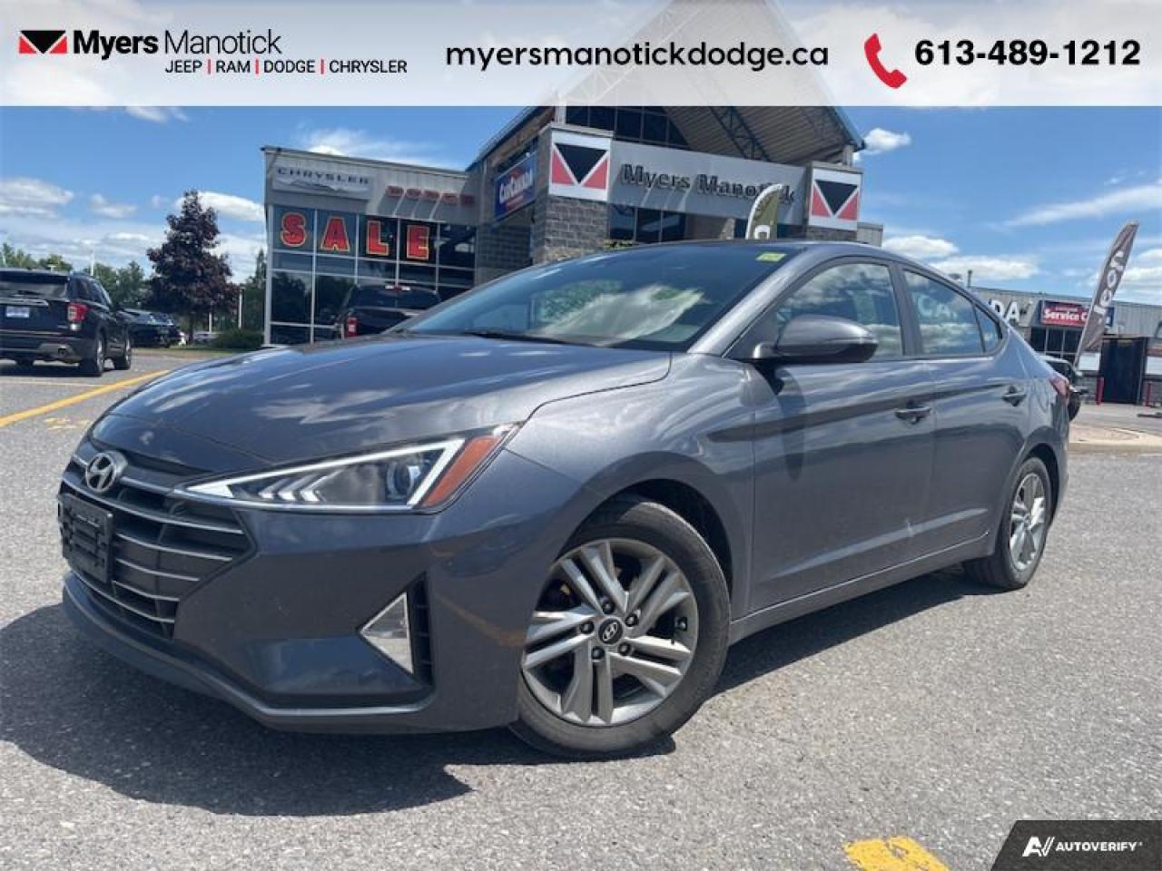 Used 2020 Hyundai Elantra Preferred w/Sun & Safety Package IVT for sale in Ottawa, ON