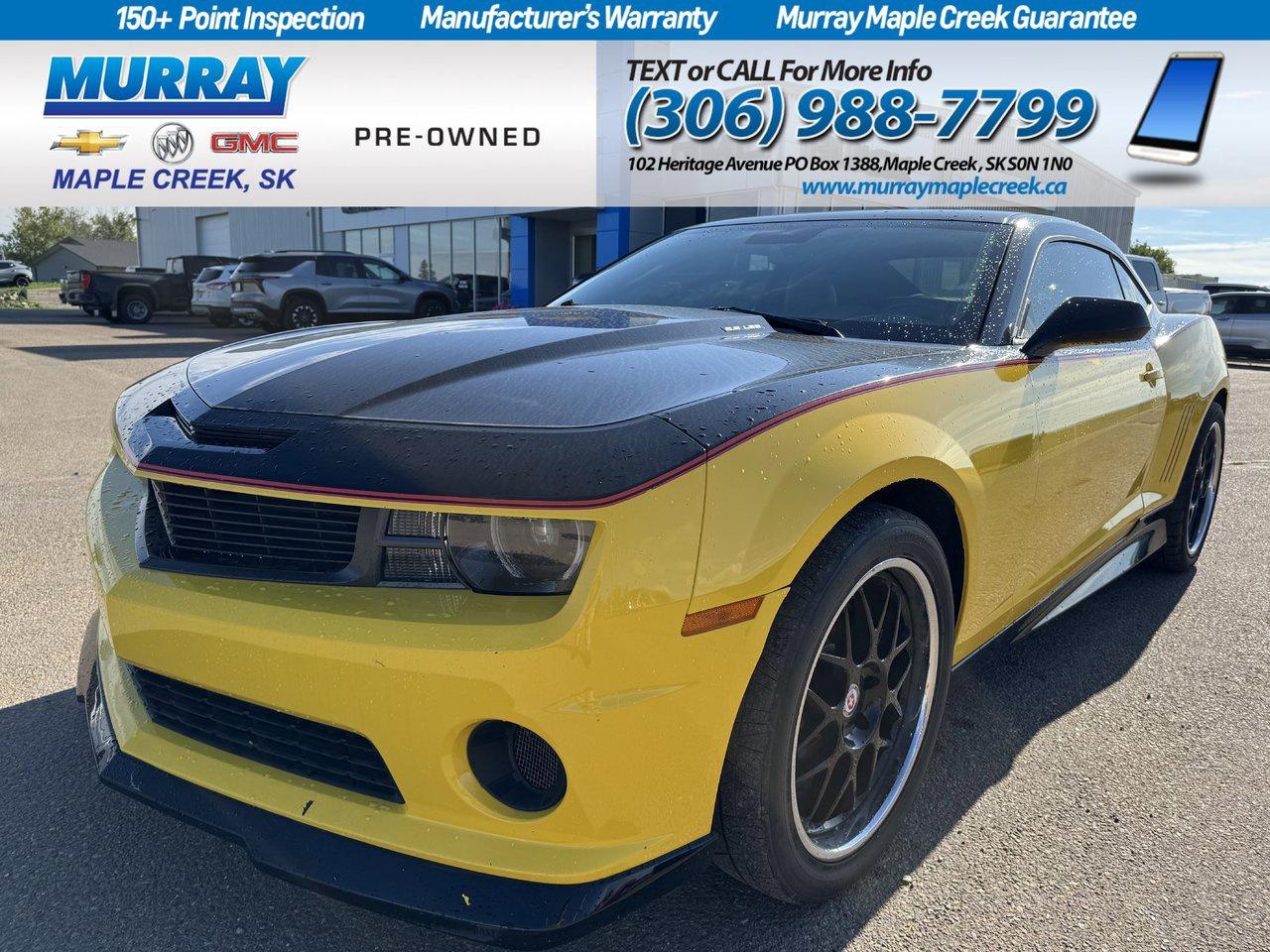 Used 2010 Chevrolet Camaro 2SS for sale in Maple Creek, SK