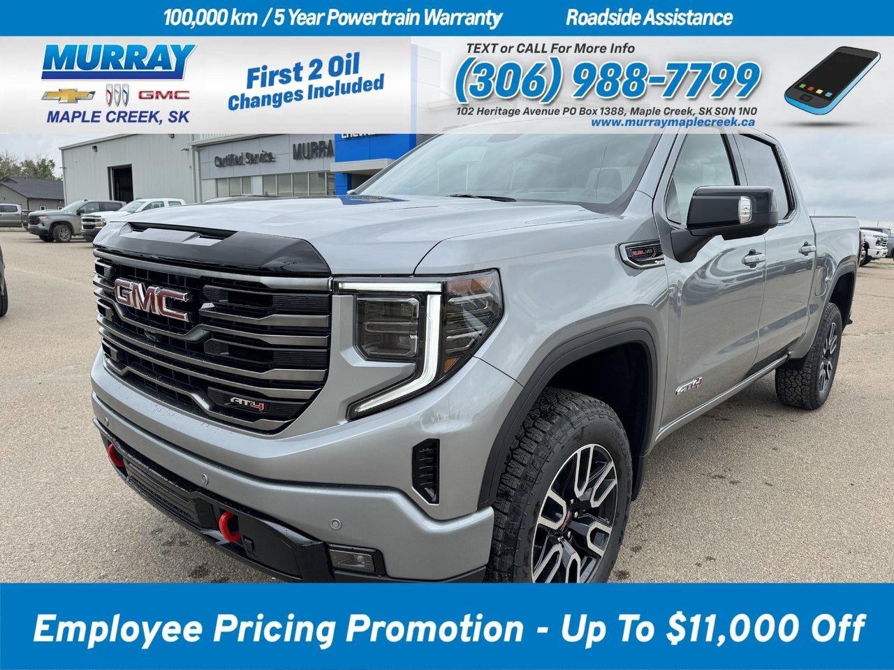 New 2025 GMC Sierra 1500 AT4 for sale in Maple Creek, SK