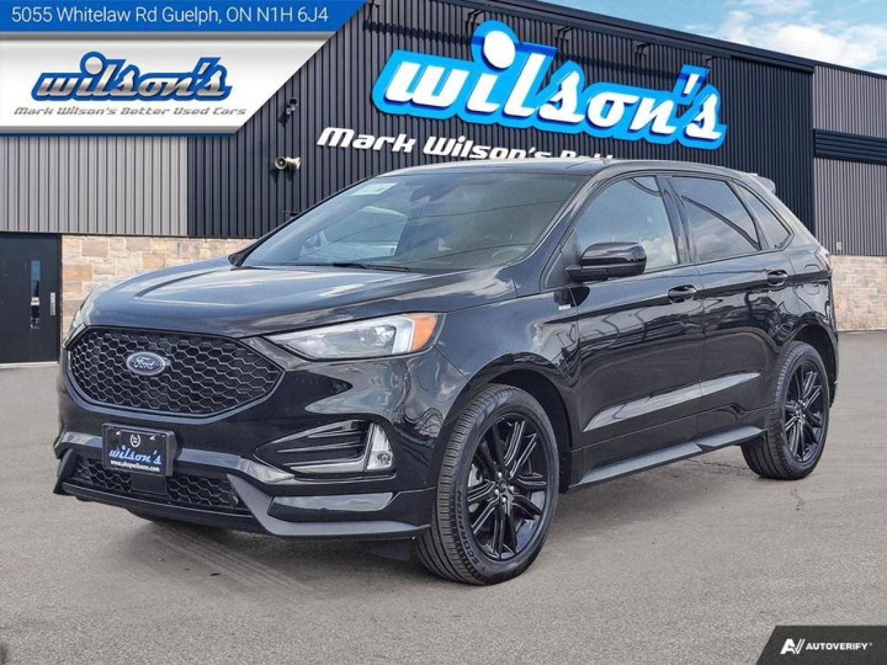 Used 2022 Ford Edge ST Line AWD | Pano Roof | Leather-Suede | Adaptive Cruise | Heated Wheel + Seats | CarPlay & More ! for sale in Guelph, ON