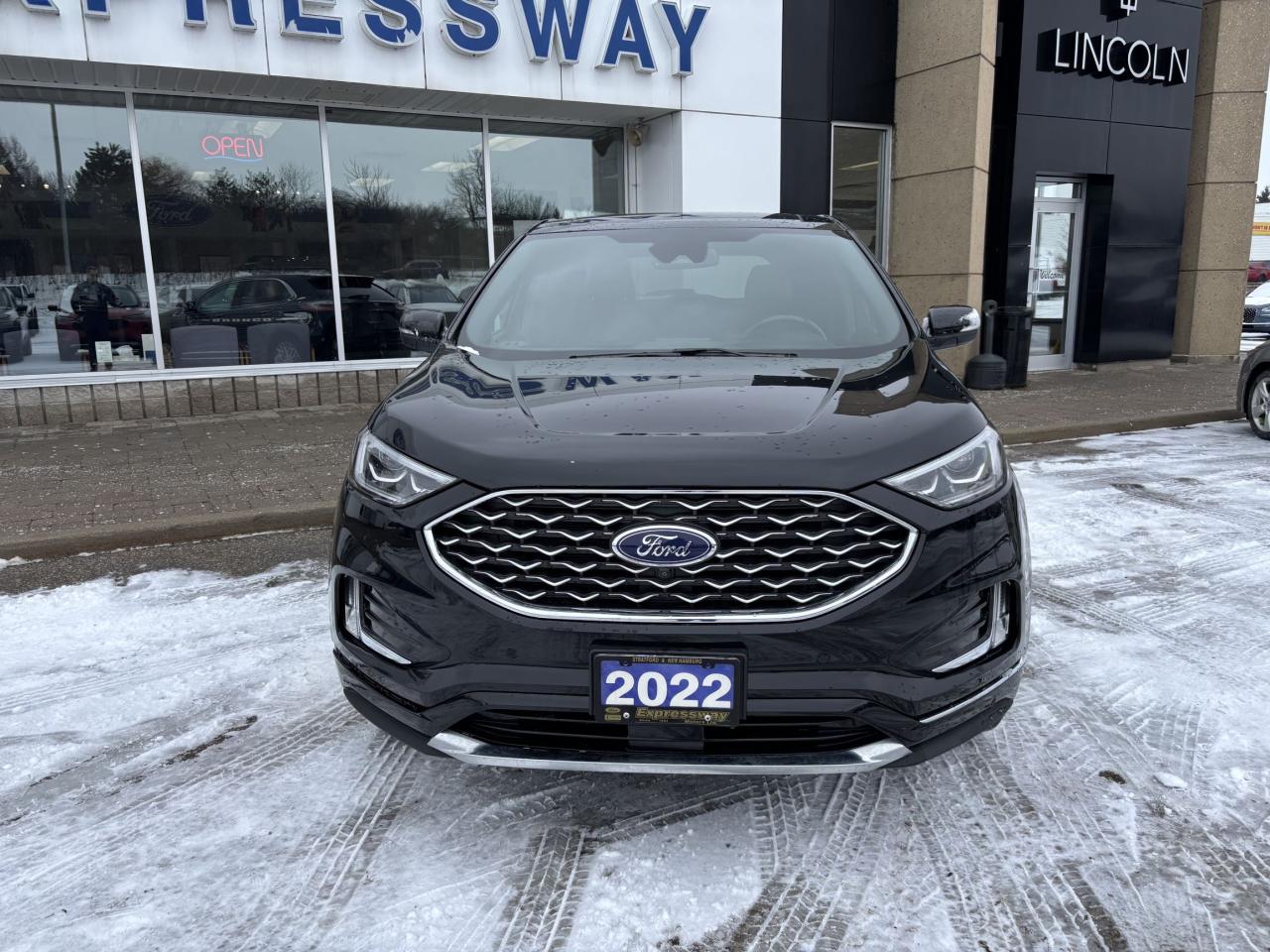 2022 Ford Edge TITANIUM, ELITE PACKAGE, LEATHER, MOONROOF, TECH! Photo1