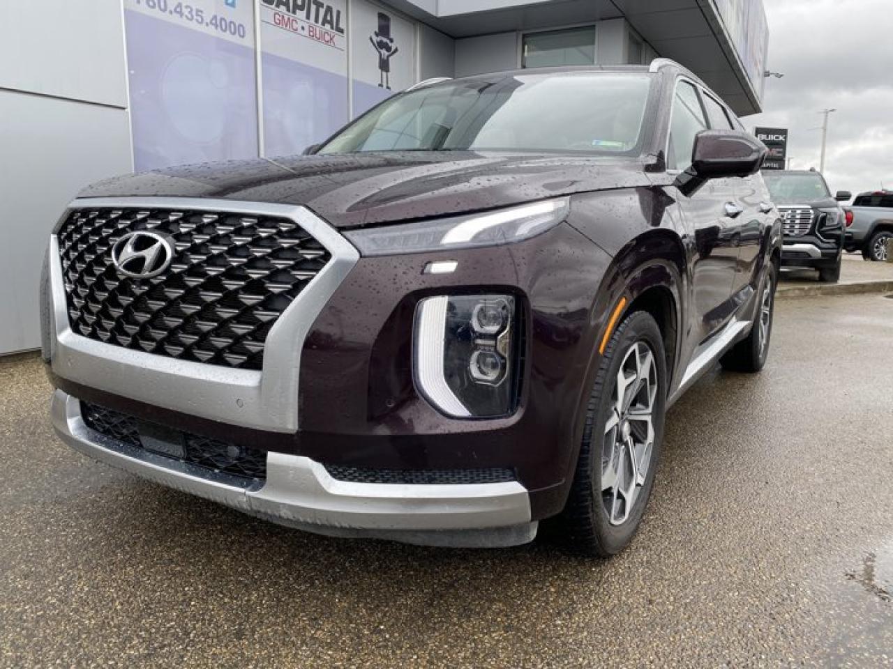 Used 2021 Hyundai PALISADE Ultimate Calligraphy w/Beige 7-Passenger AWD * SUEDE ROOF * 360 CAMERA * DUAL SUNROOF * for sale in Edmonton, AB