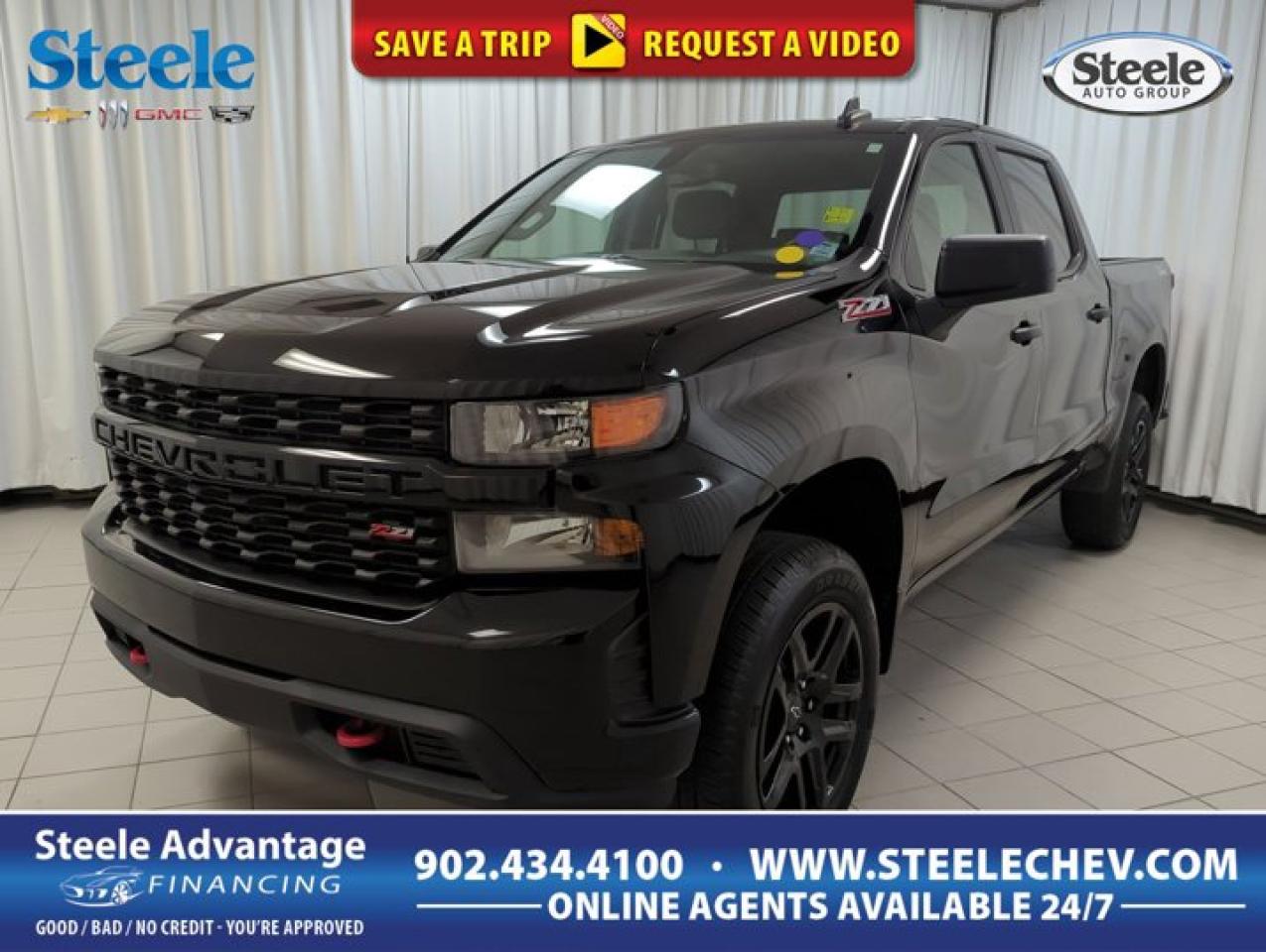 Value Market Pricing, Apple CarPlay/Android Auto, Custom Convenience Package, Electric Rear-Window Defogger, EZ Lift Power Lock & Release Tailgate, LED Cargo Area Lighting, Remote Vehicle Starter System, Theft Deterrent System (Unauthorized Entry), Wheels: 18 x 8.5 Black Painted Aluminum.2022 Chevrolet Silverado 1500 LTD Custom Trail Boss 6.2L V8 *GM Certified* 3.99% Financing OAC 4D Crew Cab Ekv 4WD EcoTec3 6.2L V8 10-Speed AutomaticGM Certified Details:* 24/7 roadside assistance for 3 months or 5,000 km (whichever comes first)* 1-month OnStar trial and sign up for a paid plan to enjoy the first two months on us. GM Owner Centre and Mobile App. Free SiriusXM Trial* 150+ Point Inspection* Exchange policy is 30 days or 2,500 kilometres, whichever comes first* 3 months or 5,000 kilometres (whichever comes first) which can be extended or upgraded to an even more comprehensive Certified Pre-Owned Vehicle Protection Plan* 4.99% Financing for 24 Months On Eligible Certified Pre-Owned Models 24 Months - 4.99% 36 Months - 4.99% 48 Months - 4.99% 60 Months - 4.99% 72 Months - 5.49% 84 Months - 5.49%Welcome to Steele Chevrolet Buick GMC, the number one volume dealership for new and pre-owned vehicles in Atlantic Canada. Located in Dartmouth, we are also one of the largest dealerships in Canada. No wonder we welcome clients from all over the Maritimes including Halifax, Sackville, and Bedford. Our dealership has grown significantly in the last few years, first in 2003 and then in 2011. In 2022, Steele Chevrolet Buick GMC broke ground on a major upgrade to its installations in order to prepare for new electric vehicles and making sure we can serve the needs of EV buyers and owners for years to come. We are the flagship dealership of the Steele Automotive Group and we believe in a simple approach to running our operation: Focus on the client Customize the purchasing and after-sales experience Transparency and honesty in all of our transactions with full disclosure pricing videos on all service estimates Provide the best value to every client Offer the vehicles our customers want Ensure we know our products and can help our clients Provide the best financing deals in the Maritimes We are your number-one destination for all of your service needs and your one-stop shop for everything related to General Motors trucks, cars, SUVs, and electric vehicles. We also offer a comfortable waiting lounge as your vehicle receives the best service. For a truly unique dealership experience, Steele Chevrolet Buick GMC in Dartmouth is the place to go!