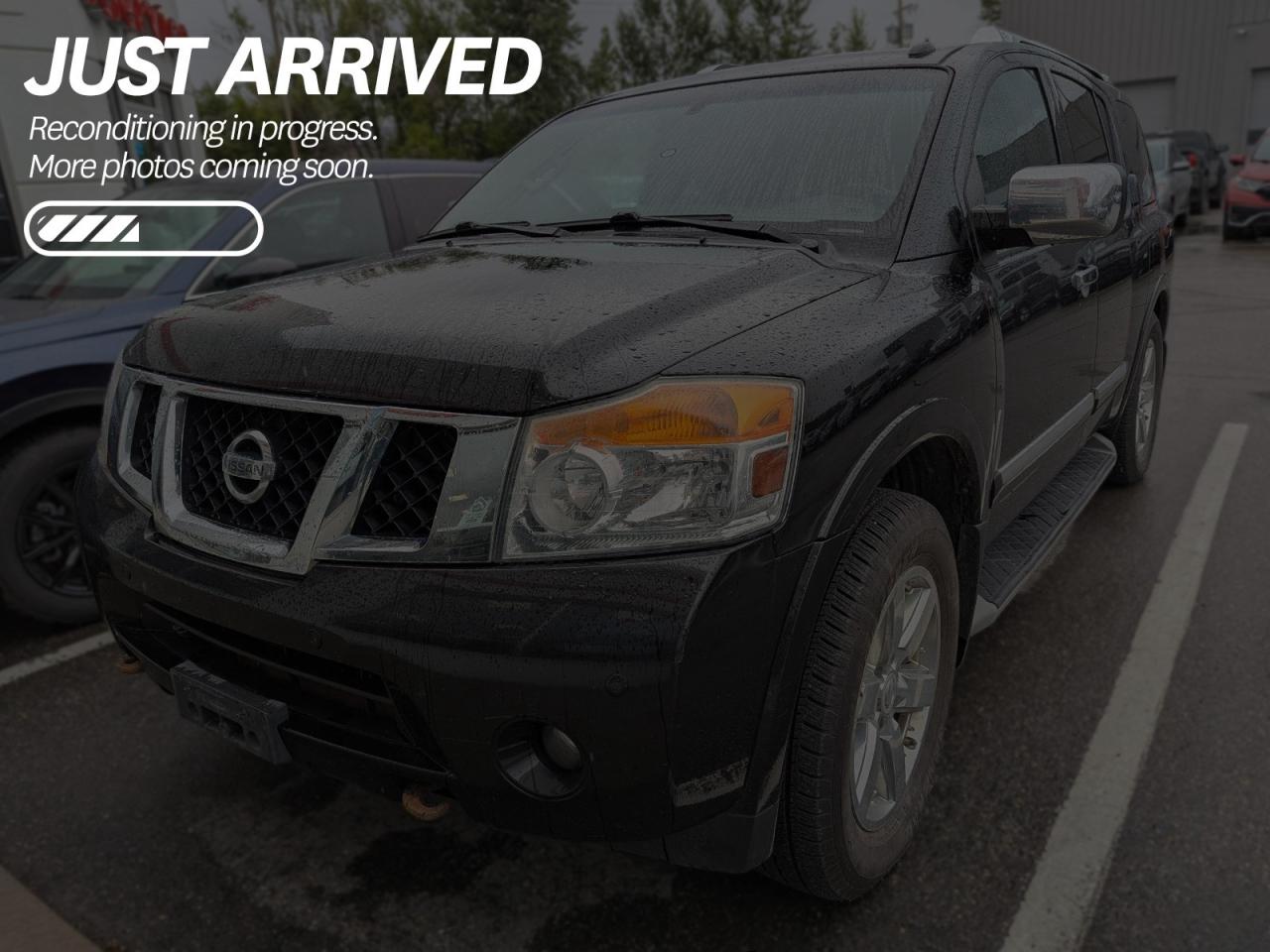 Used 2014 Nissan Armada Platinum $186 BI-WEEKLY - SMOKE-FREE, ONE OWNER, LOCAL TRADE for sale in Cranbrook, BC