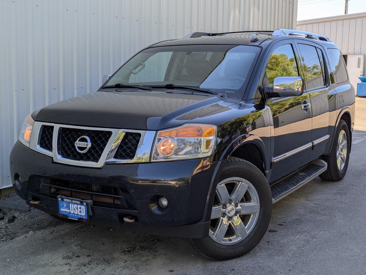 Used 2014 Nissan Armada Platinum $186 BI-WEEKLY - SMOKE-FREE, ONE OWNER, LOCAL TRADE for sale in Cranbrook, BC