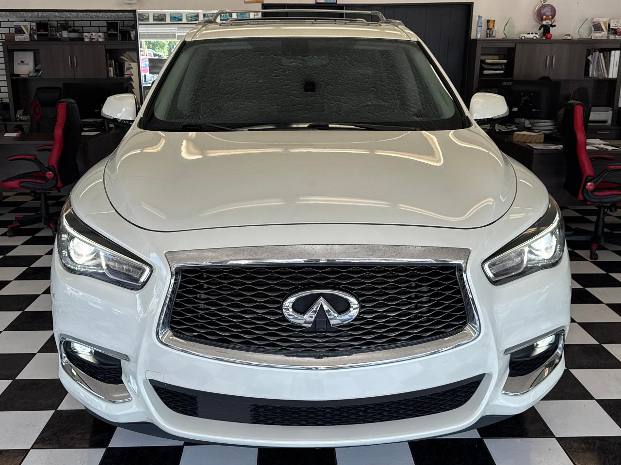 2017 Infiniti QX60 AWD 7 Passenger+Roof+GPS+New Tires+CLEAN CARFAX Photo81