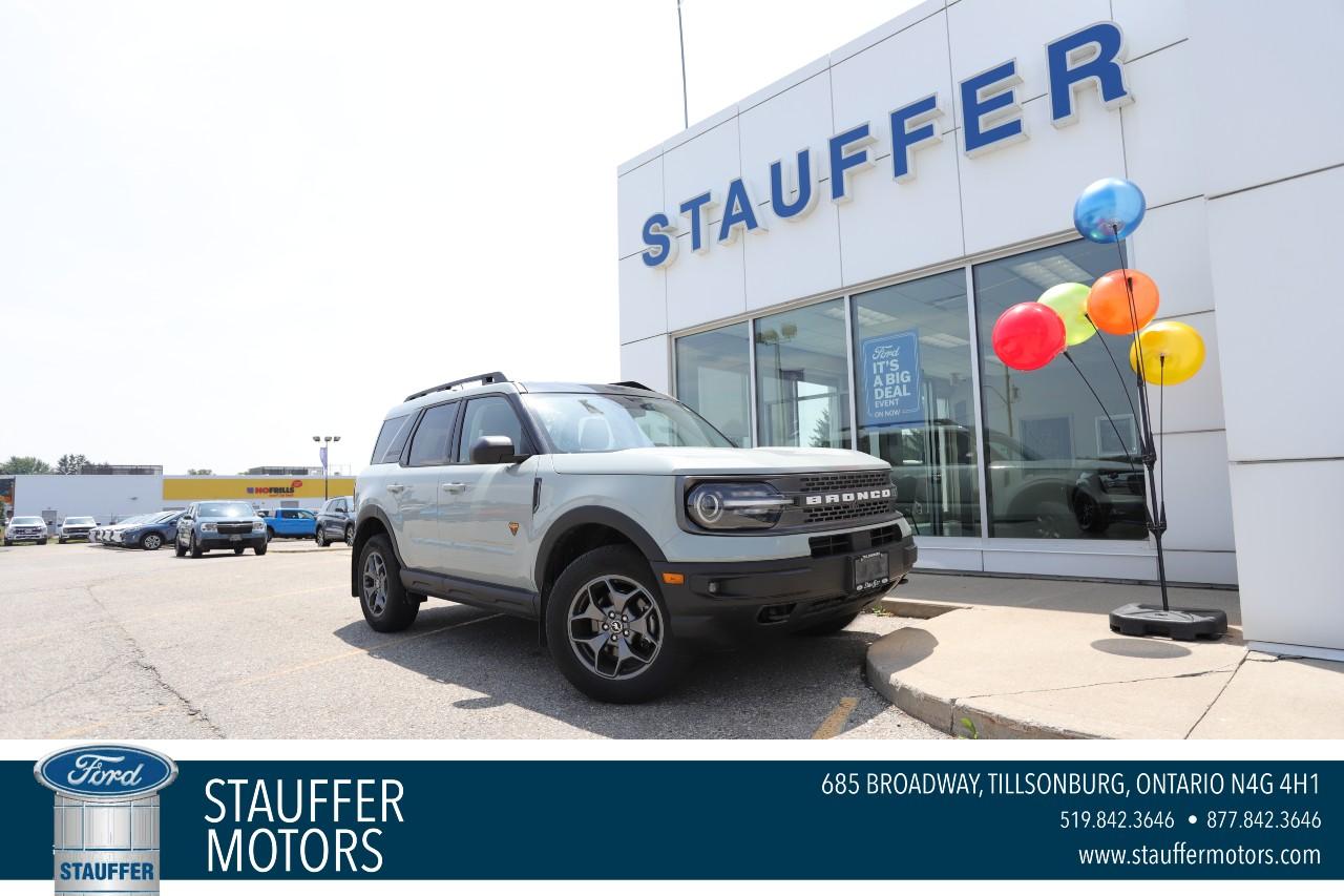 Used 2023 Ford Bronco Sport Badlands 4x4 for sale in Tillsonburg, ON