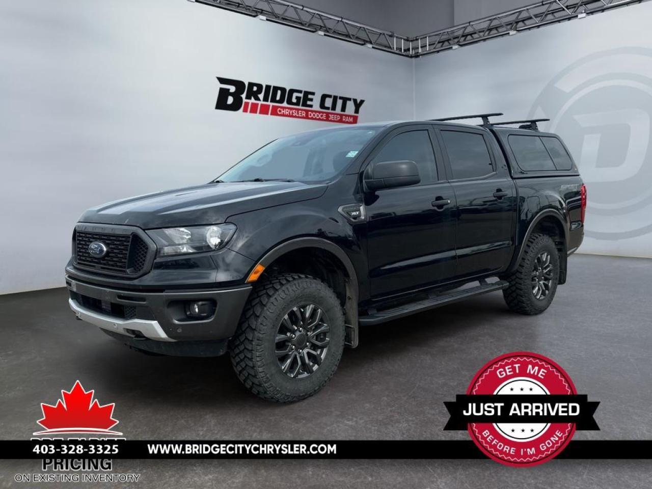 Used 2020 Ford Ranger Sport Appearance Pkg - Paint Matching Canopy - Co-Pilot 360 - Remote Start - A/T Tires - Side Steps - 4x4 for sale in Lethbridge, AB
