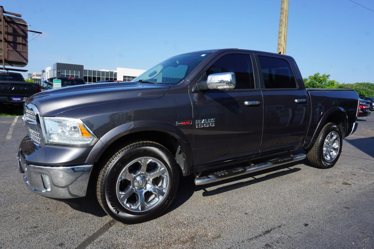 2018 RAM 1500 LARAMIE CREW 4WD *DIESEL*DODGE MAINTAIN* CAMERA NAV BLUETOOTH LEATHER HEATED SEATS SUNROOF CRUISE ALLOYS - Photo #3