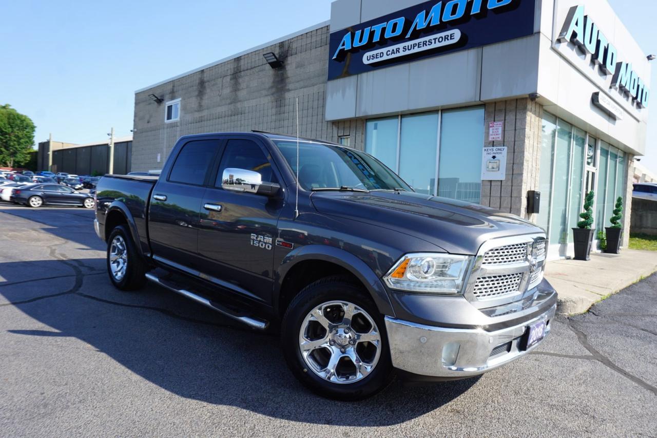2018 RAM 1500 LARAMIE CREW 4WD *DIESEL*DODGE MAINTAIN* CAMERA NAV BLUETOOTH LEATHER HEATED SEATS SUNROOF CRUISE ALLOYS - Photo #8