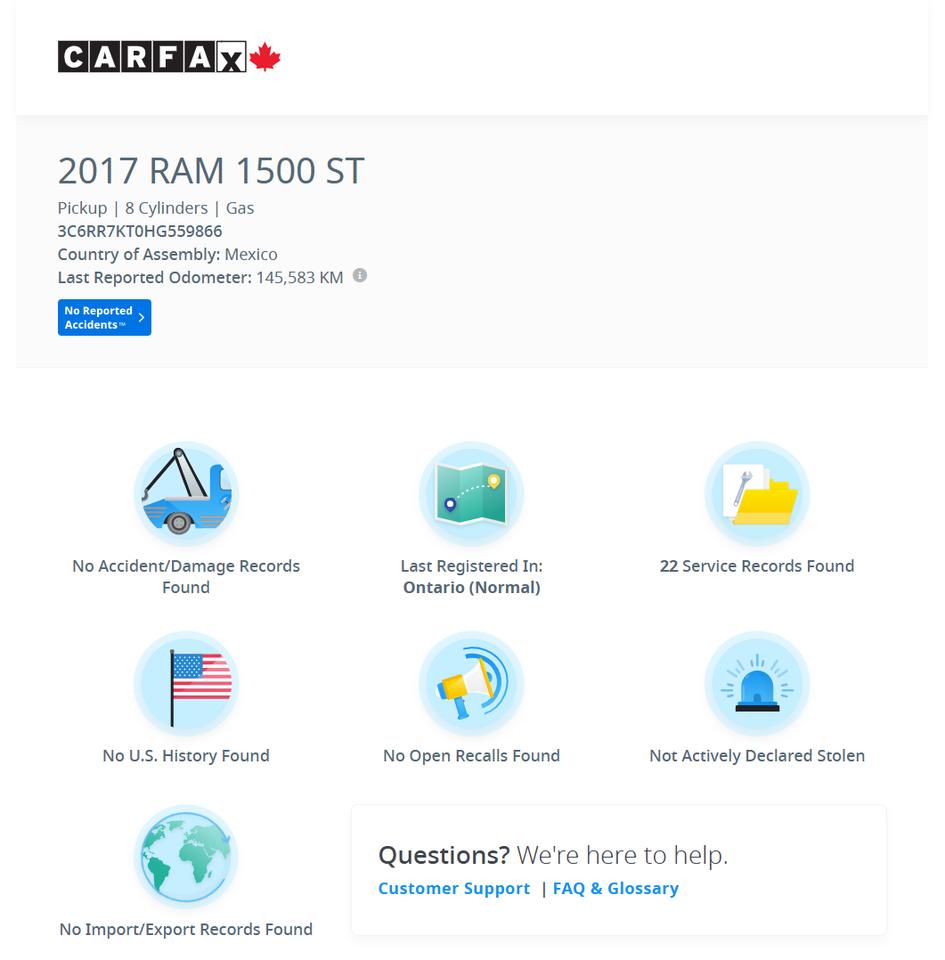 2017 RAM 1500 ST 4x4 CREW 5.7L V8 HEMI+New Tires+CLEAN CARFAX Photo